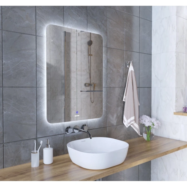 Зеркало (60х100) Grossman ELEGANS-промо 17601001 LED с сенсорным выключателем