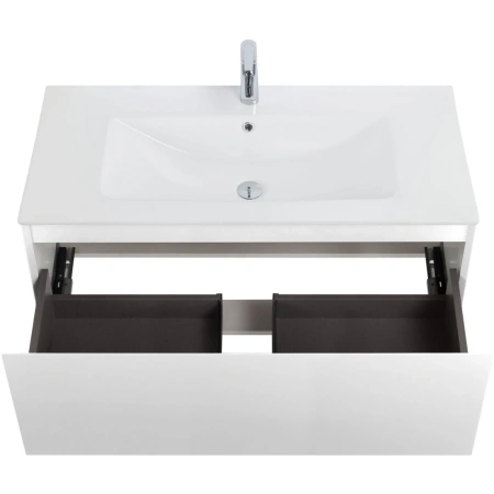 Тумба без раковины Art&Max Latina AM-Latina-1000-1C-SO-BM белый матовый