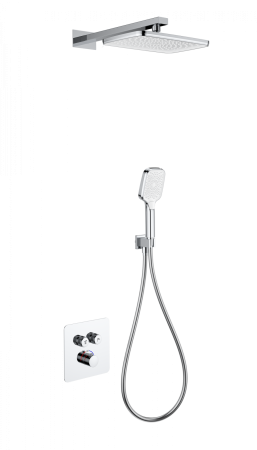 Душевая система с термостатом встраиваемая WONZON & WOGHAND, хром WW-B4003-CR