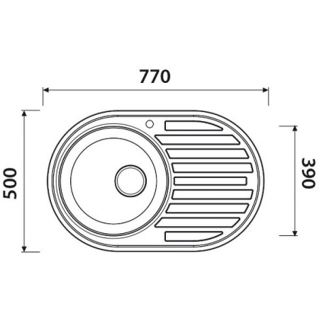 Кухонная мойка KAISER KSS нержавеющая сталь (KSS-7750L)