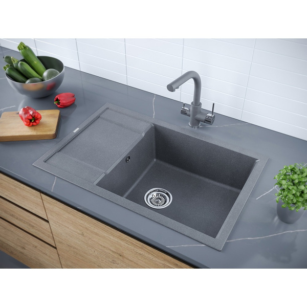Кухонная мойка Paulmark  Flugen 60 PM317850-DG графит