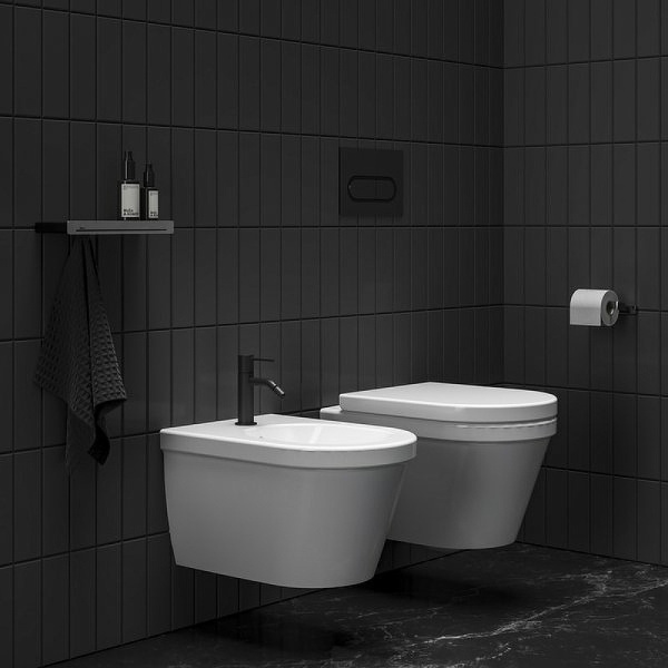 Смеситель для биде Ravak Espirit ES 056.20BLM X070281 черный