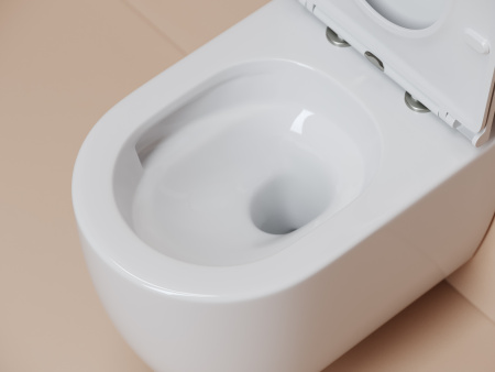Унитаз подвесной Ceramicanova Noe торнадо 3.0 CN4011T сиденье микролифт 