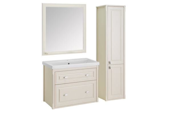 Тумба под раковину ASB-Woodline   Кастелло 100 12060 (бежевый)