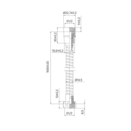Шланг Milardo Essential EPDM 130S160M19