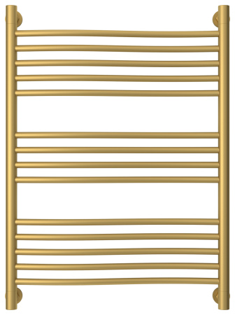 Полотенцесушитель Водяной Сунержа Флюид + (80х60) Матовое Золото 032-0222-8060