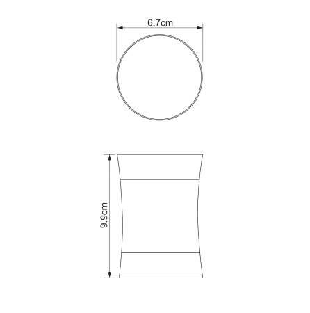 Стакан для зубных щёток WasserKRAFT Wern K-7528