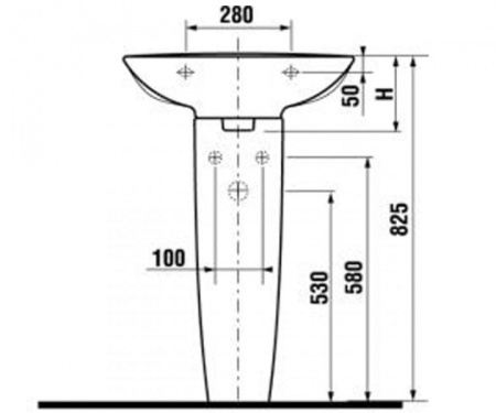 Мини раковина Jika Міо 8107120001041
