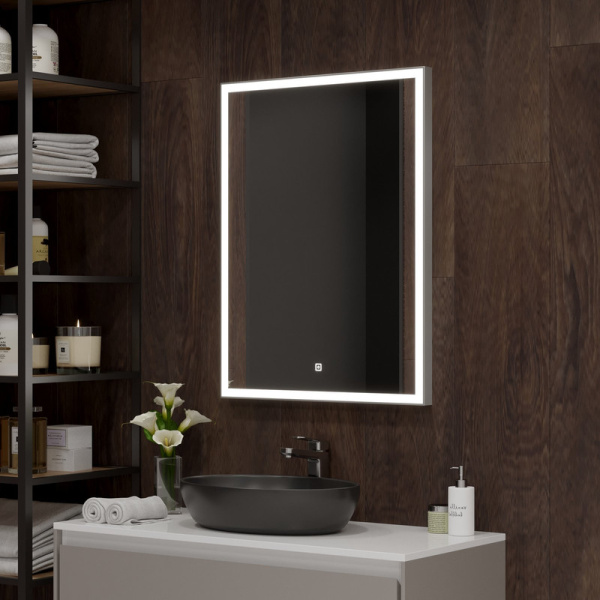 Зеркало с подсветкой (60x80) Continent Frame ЗЛП891