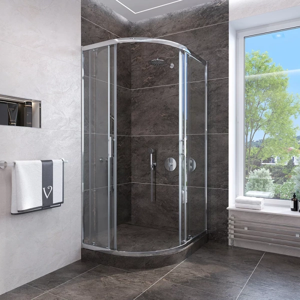 Душевой угол Veconi Rovigo RV-107, (90x90) RV107-90-01-C4