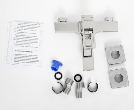 Смеситель для ванны  BelBagno LUCE LUC-VAS-CRM