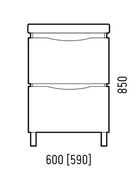 Тумба напольная Corozo Бостон 60 SD-00000801