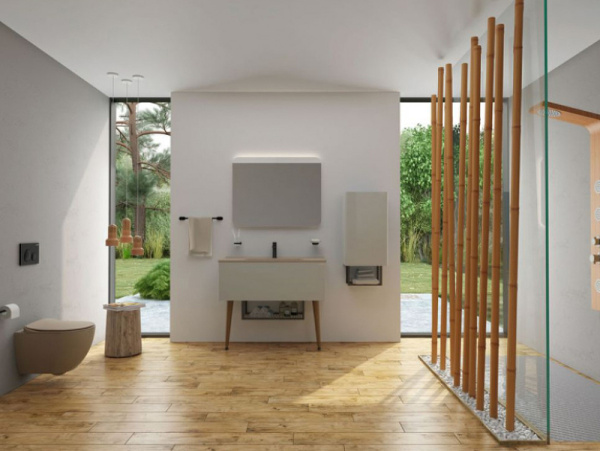 Унитаз подвесной безободковый с функцией биде Creavit Free FE322-00CM00E-0000