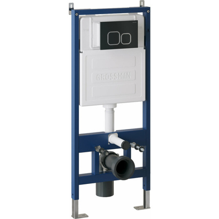 Инсталляция для подвесного унитаза 4 в 1 Grossman  Cosmo 97.02.210 черный матовый