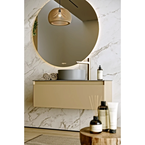 Тумба без раковины 100 см Aqwella Geometria GE01101MD морская дюна матовый