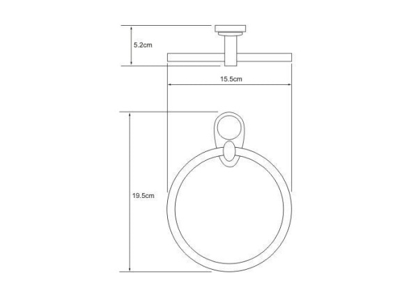 Полотенцедержатель WasserKraft Main 9260