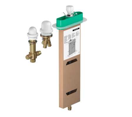 Скрытая часть смесителя на 3 отверстия Hansgrohe Secubox 13481180