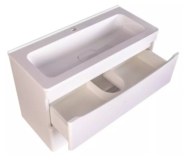 Тумба под раковину напольная Style Line Бергамо СС-00002364 белый