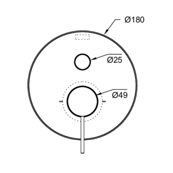 Смеситель для душа Jacob Delafon Metro E78021-4A-CP