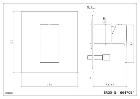 Смеситель для ванны Kerama Marazzi Futura 66470EKM.01.093