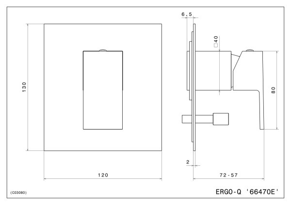 Смеситель для ванны Kerama Marazzi Futura 66470EKM.01.093