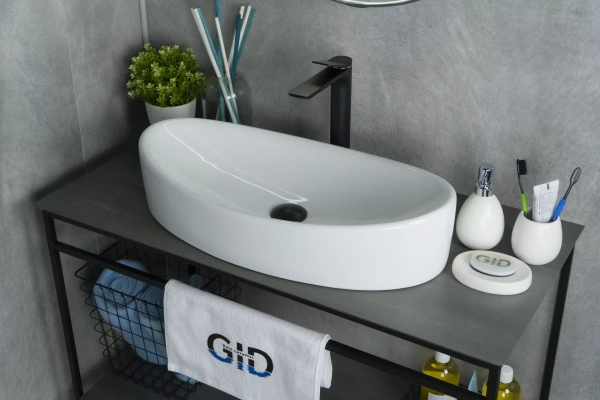 Раковина накладная (66х34,5) Gid Tr4898