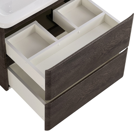 База под раковину BelBagno ALBANO-CER-600-2C-SO-RNG подвесная Robere Nature Grigio