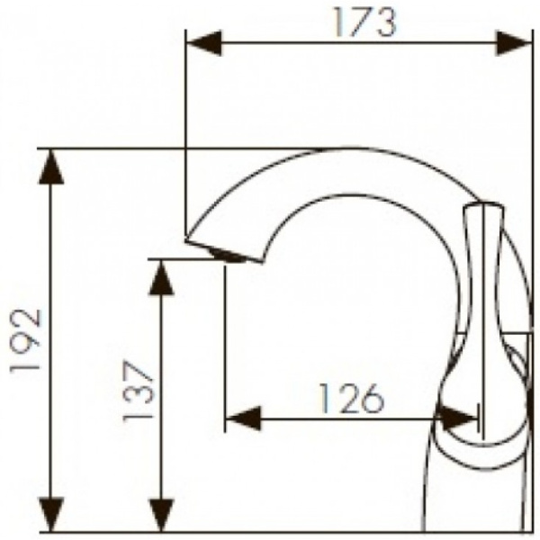 Смеситель для раковины  KAISER Comba (48011-1)