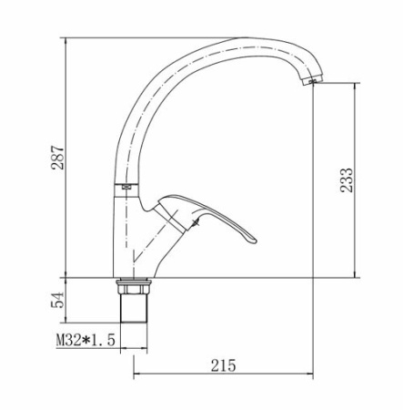 Смеситель для кухни FASHUN A4105-2