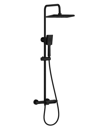 Душевая система WONZON & WOGHAND, черный матовый WW-AE33110-MB