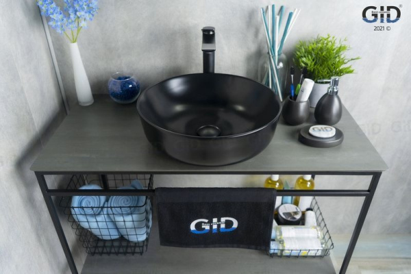 Раковина накладная (41,5х41,5) Gid Nc911