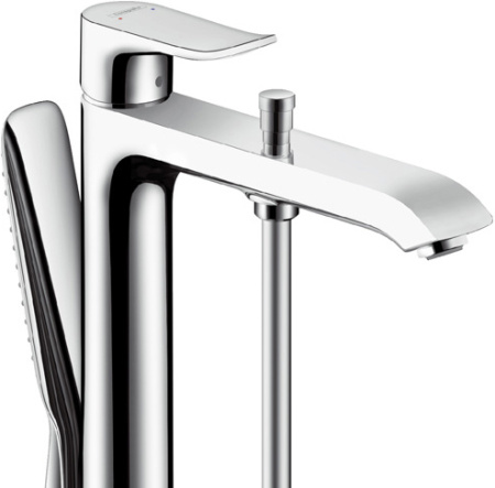 Смеситель для ванны напольный Hansgrohe Metris 31471000