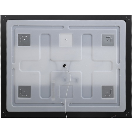 Зеркало (140х80) BelBagno Kraft  SPC-KRAFT-1400-800-SENS-NERO с подсветкой