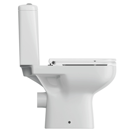 Унитаз напольный безободковый Cersanit LARA Clean On 011 3/5 DPL EO 63565