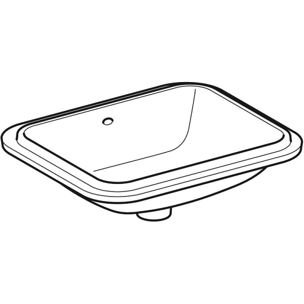 Раковина встраиваемая снизу Geberit Variform 500.760.01.2 Раковина встраиваемая снизу Geberit Variform 500.760.01.2