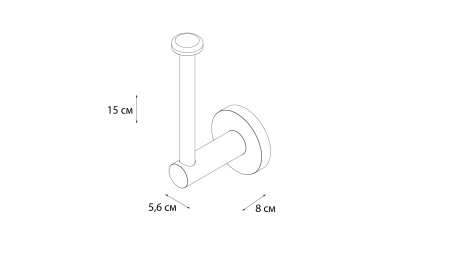Держатель для запасного рулона Fixsen Hotel FX-31010B