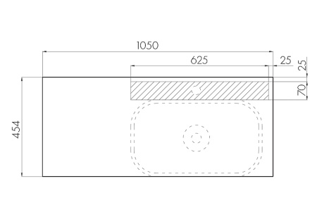 Тумба с раковиной Aquaton Терра 105 1A2469K3TEKA0