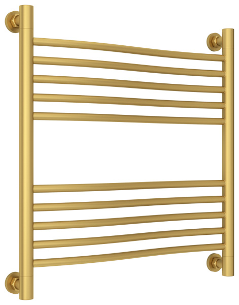 Полотенцесушитель Водяной Сунержа Флюид + (60х60) Матовое Золото 032-0222-6060