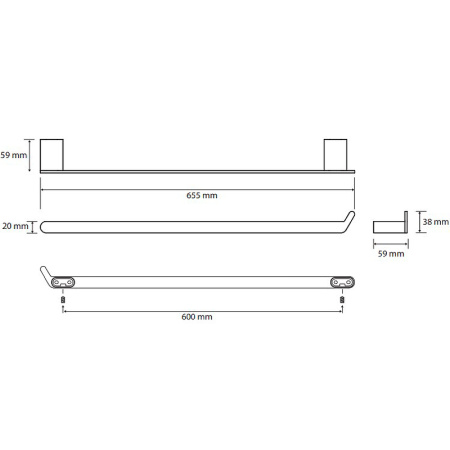 Полотенцедержатель Bemeta Organic 157104371