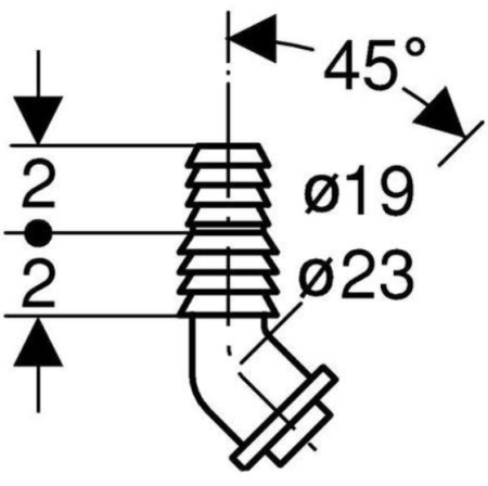 Редукционное кольцо с уплотнением Geberit 213.895.11.1