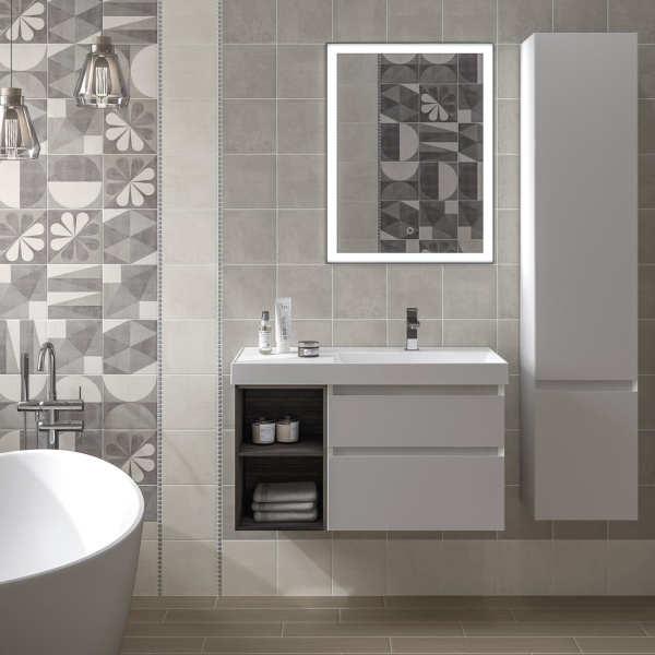 Раковина подвесная (90х48) Kerama Marazzi Cubo CU.wb.90rh