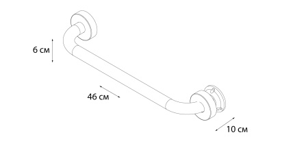 Поручень для ванны FIXSEN Hotel 40 FX-31017