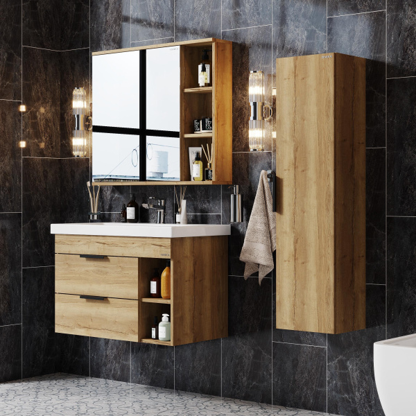 Тумба под раковину подвесная Onika Легран 80 108056