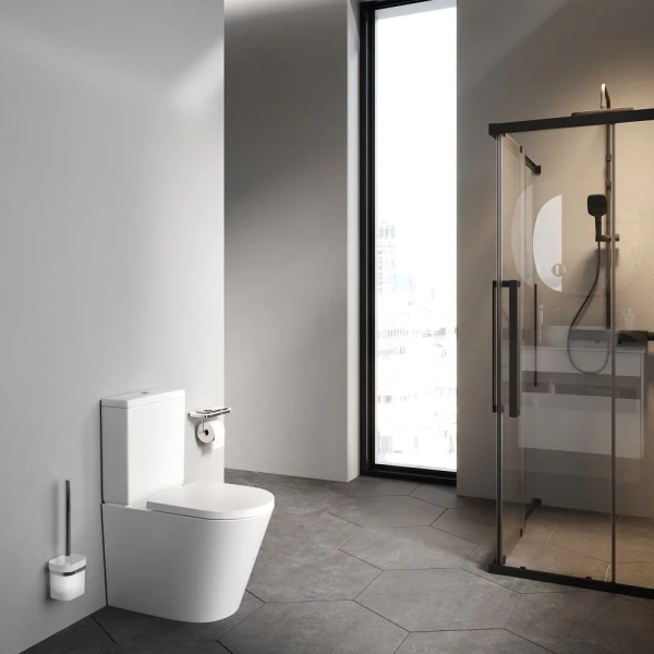 Напольный унитаз-компакт Am.Pm Func C8F8600SC, с сиденьем микролифт