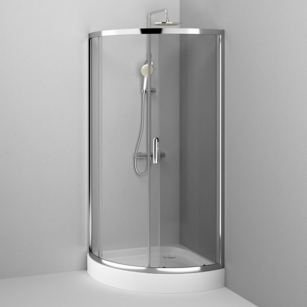 Душевой уголок (90х90) Am.Pm Like Solo Slide W83G-315-090CT