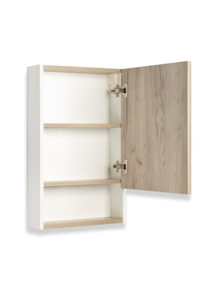 Зеркальный шкаф Runo крафт дуб Бари 50 (00-00001381)