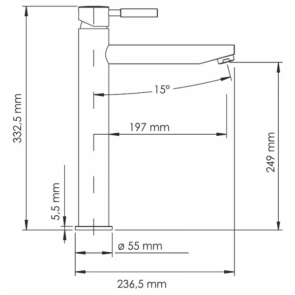 Смеситель для раковины WasserKRAFT Wern 4203H
