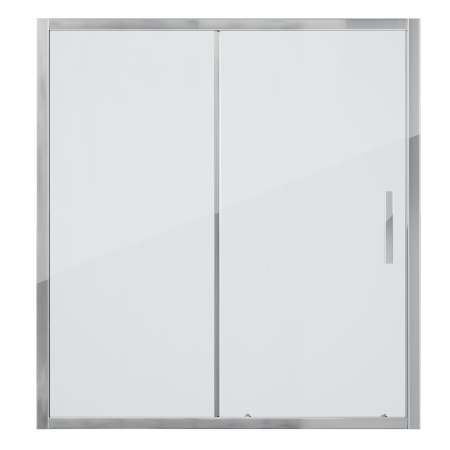 Душевая шторка на ванну (170х140) Grossman GR-170/2 хром, неподвижная