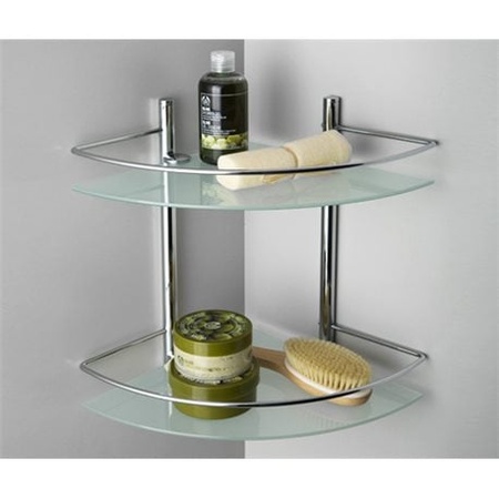 Полка стеклянная двойная WasserKRAFT K-3122