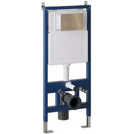 Инсталляция для подвесного унитаза 4 в 1 Grossman  Cosmo 97.02.310 золото матовый